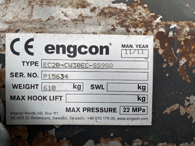 Engcon EC 20 - CW30EC - SS9SQ - Ohne TOP Parts - טילטרוטטור: תמונה 5 Engcon EC 20 - CW30EC - SS9SQ - Ohne TOP Parts - טילטרוטטור: תמונה 5