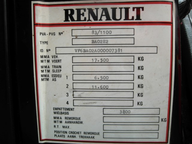 Renault G 260 - משאית אש: תמונה 5 Renault G 260 - משאית אש: תמונה 5
