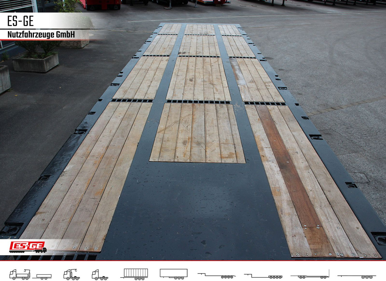 סמיטריילר צד נופל/ שטוח ES-GE 2-Achs-Sattelanhänger: תמונה 8