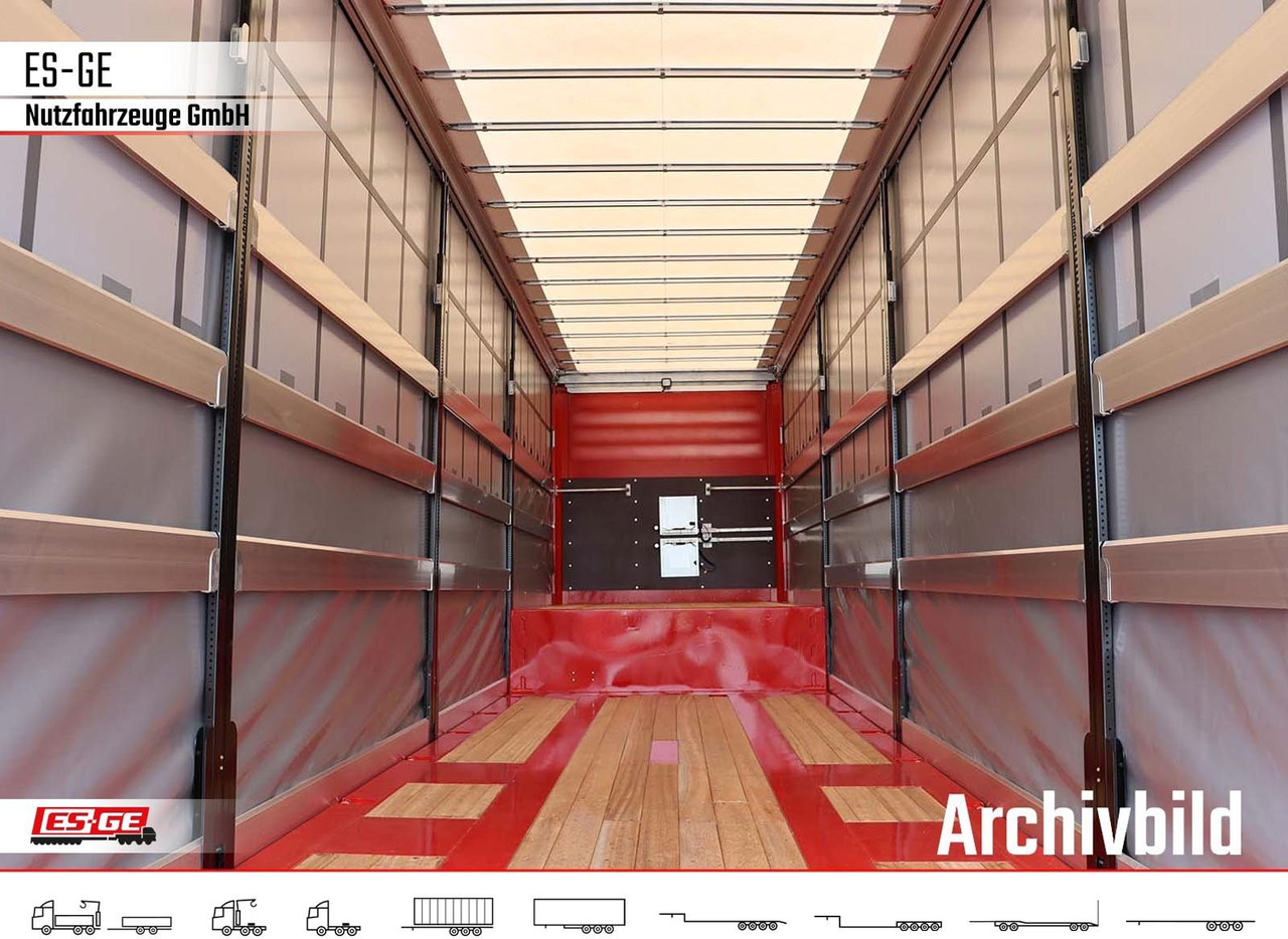 ES-GE 4-Achs-Satteltieflader mit Curtainsider-Aufbau - סמיטריילר עם מטען נמוך: תמונה 4 ES-GE 4-Achs-Satteltieflader mit Curtainsider-Aufbau - סמיטריילר עם מטען נמוך: תמונה 4