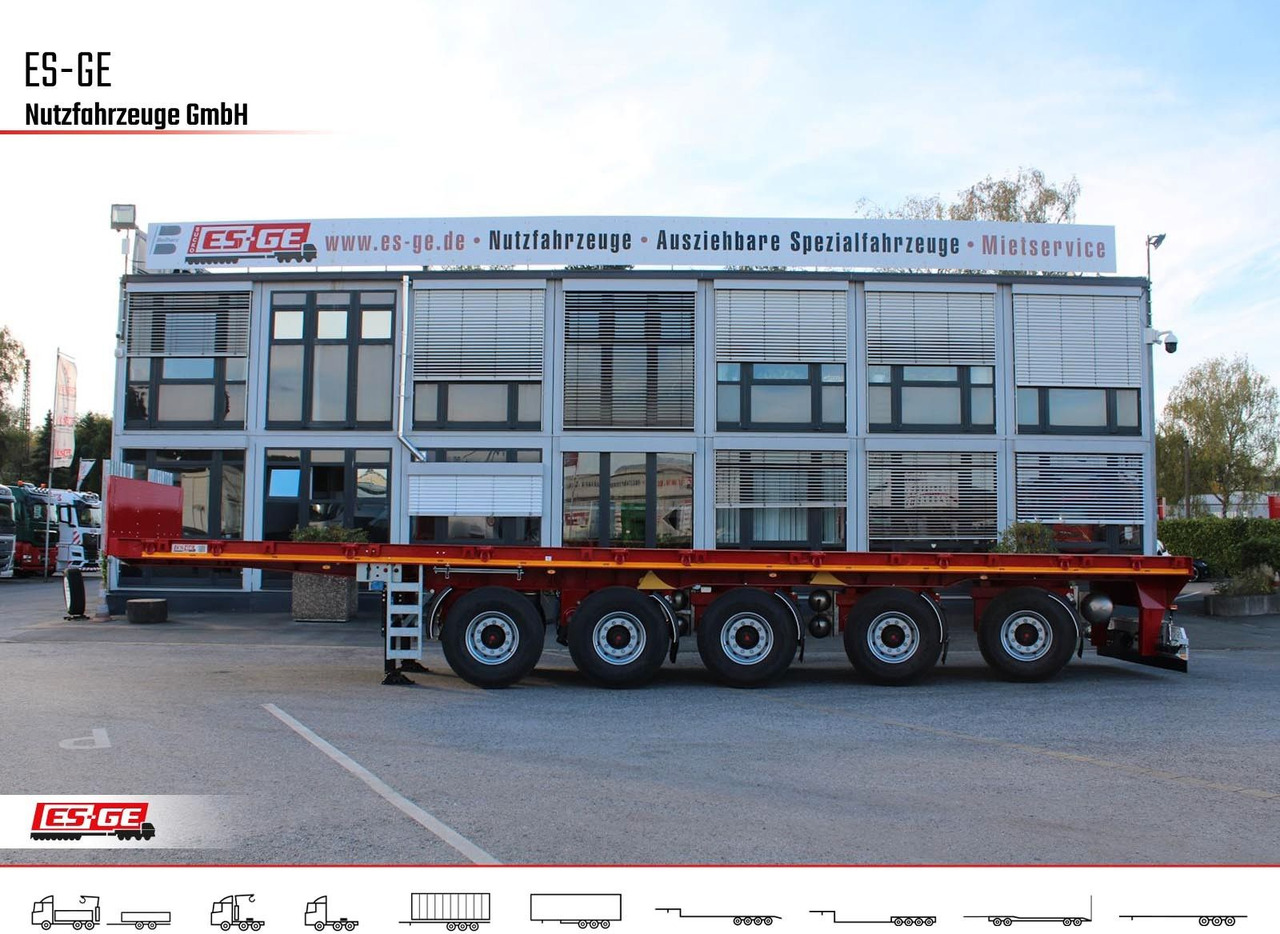 ES-GE 5-Achs-Ballastauflieger - סמיטריילר צד נופל/ שטוח: תמונה 2 ES-GE 5-Achs-Ballastauflieger - סמיטריילר צד נופל/ שטוח: תמונה 2