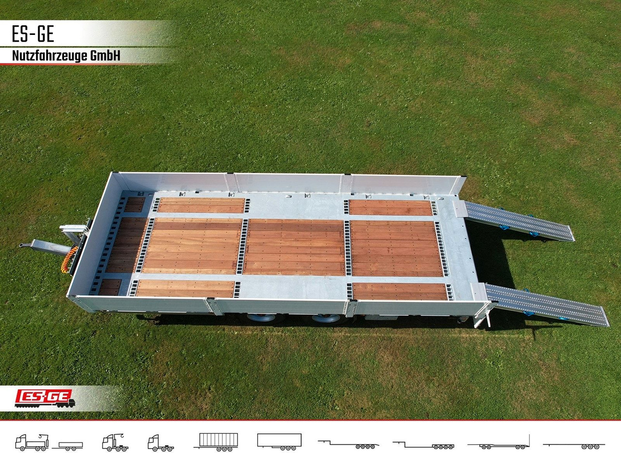 ES-GE Tandem-Anhänger Bordwände, CV, Rungen - קרון נגרר צד נופל/ שטוח: תמונה 5 ES-GE Tandem-Anhänger Bordwände, CV, Rungen - קרון נגרר צד נופל/ שטוח: תמונה 5