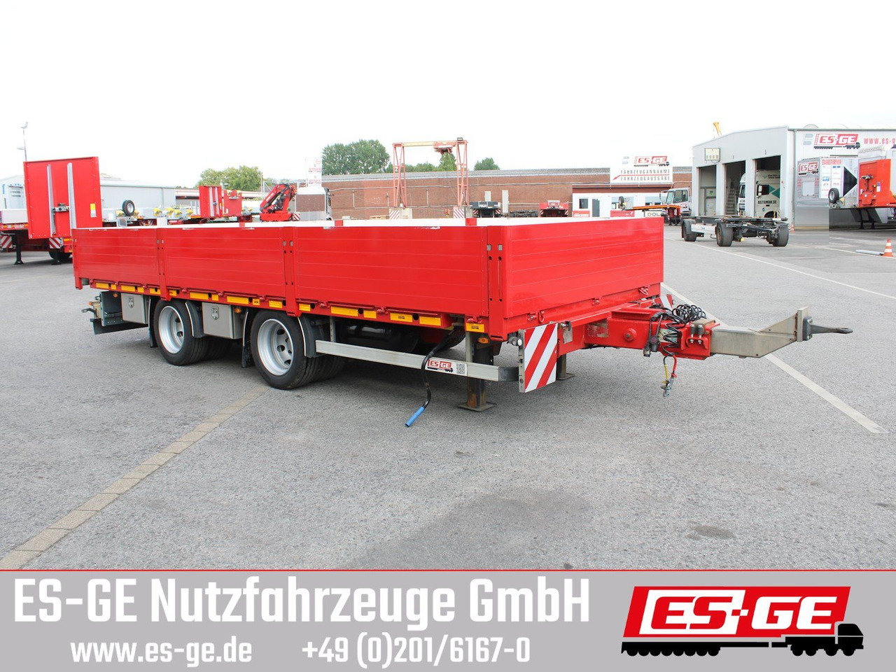 ES-GE Tandemanhänger - Containerverr. - קרון נגרר צד נופל/ שטוח: תמונה 3 ES-GE Tandemanhänger - Containerverr. - קרון נגרר צד נופל/ שטוח: תמונה 3