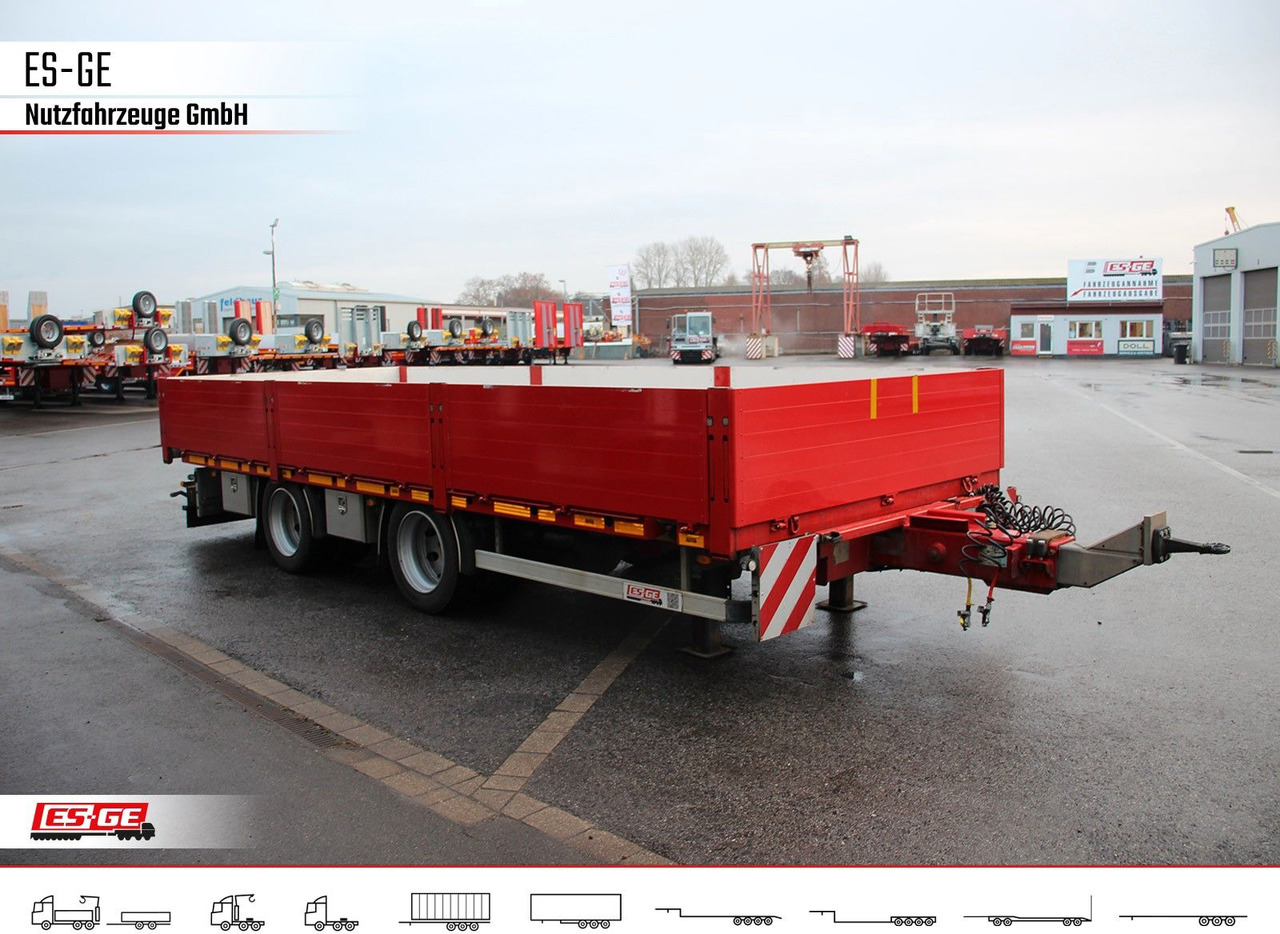ES-GE Tandemanhänger - Containerverr. - קרון נגרר צד נופל/ שטוח: תמונה 2 ES-GE Tandemanhänger - Containerverr. - קרון נגרר צד נופל/ שטוח: תמונה 2