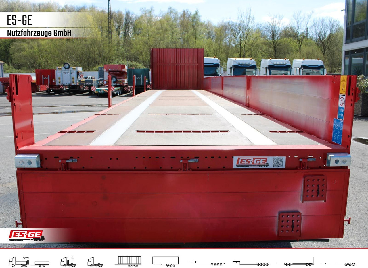 סמיטריילר צד נופל/ שטוח Kögel 3-Achs-Mega Chassis, Bordwände: תמונה 10