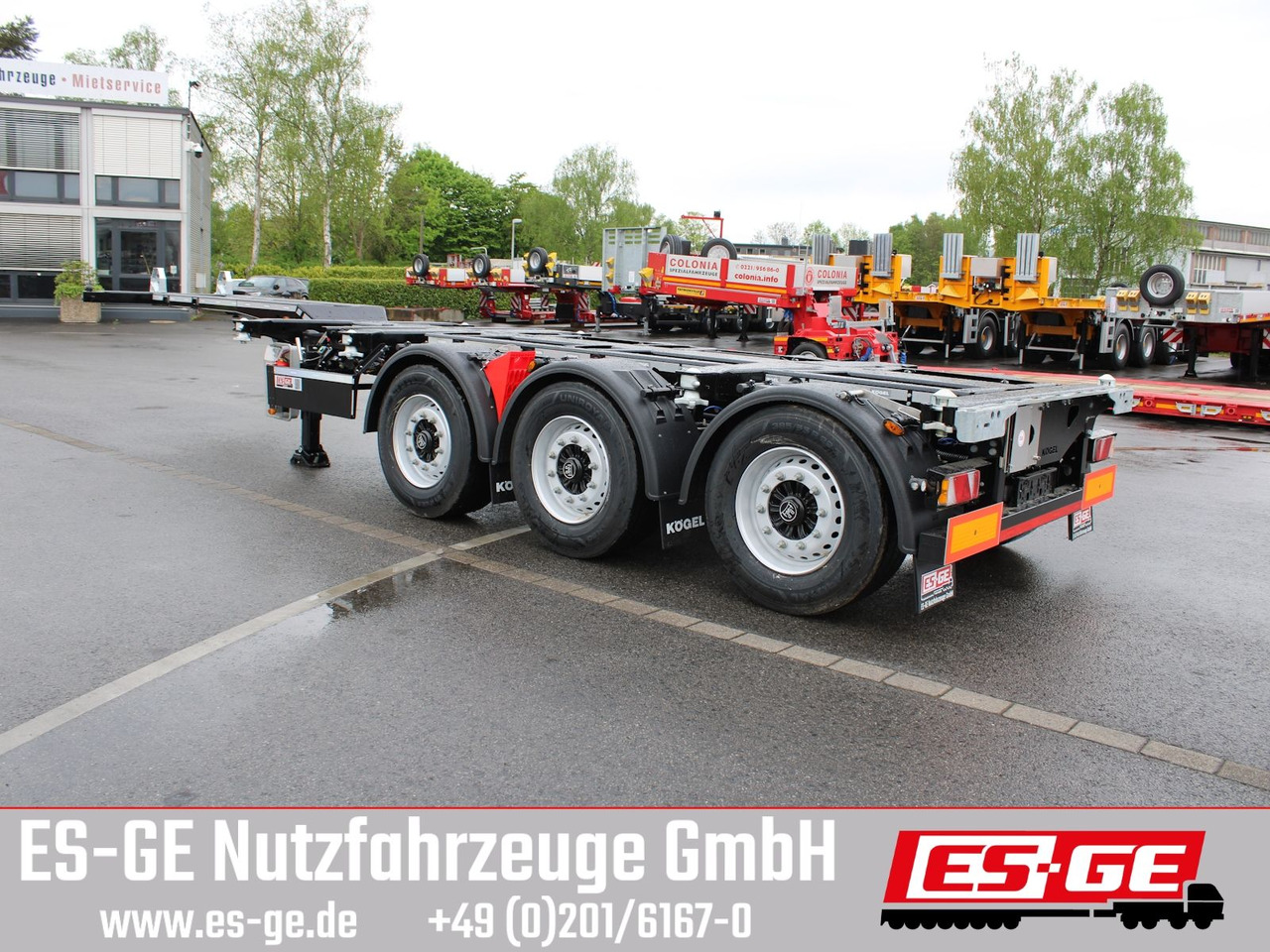 Kögel PORT 45 TRIPLEX Containerchassis - סמיטריילר מוביל מכולות/ החלפת גוף: תמונה 1 Kögel PORT 45 TRIPLEX Containerchassis - סמיטריילר מוביל מכולות/ החלפת גוף: תמונה 1