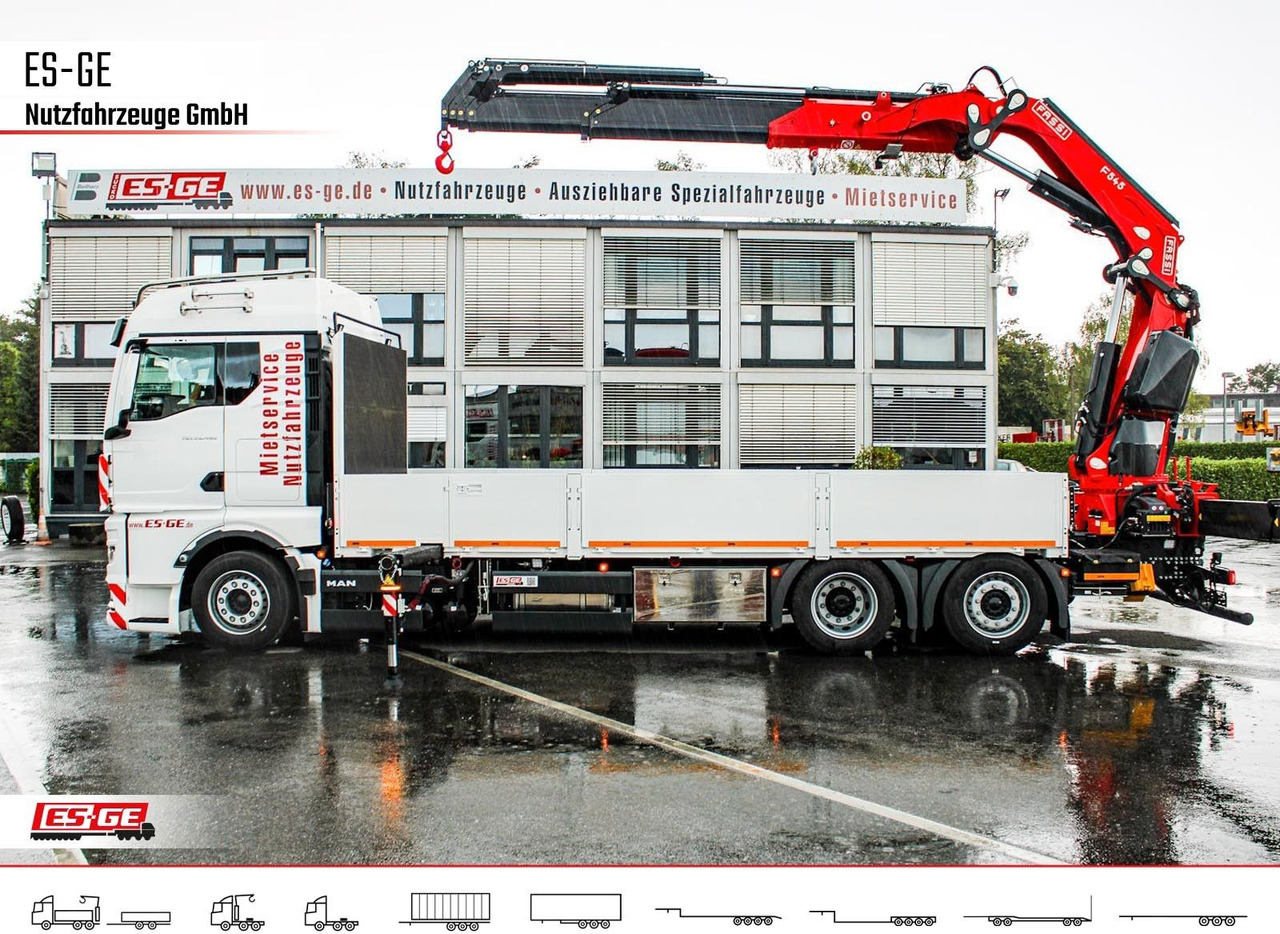 MAN TGX 26.480 6x2-4 LL CH mit Fassi F545RA.2.26 - משאית צד נופל/ שטוחה, משאית מנוף: תמונה 5 MAN TGX 26.480 6x2-4 LL CH mit Fassi F545RA.2.26 - משאית צד נופל/ שטוחה, משאית מנוף: תמונה 5