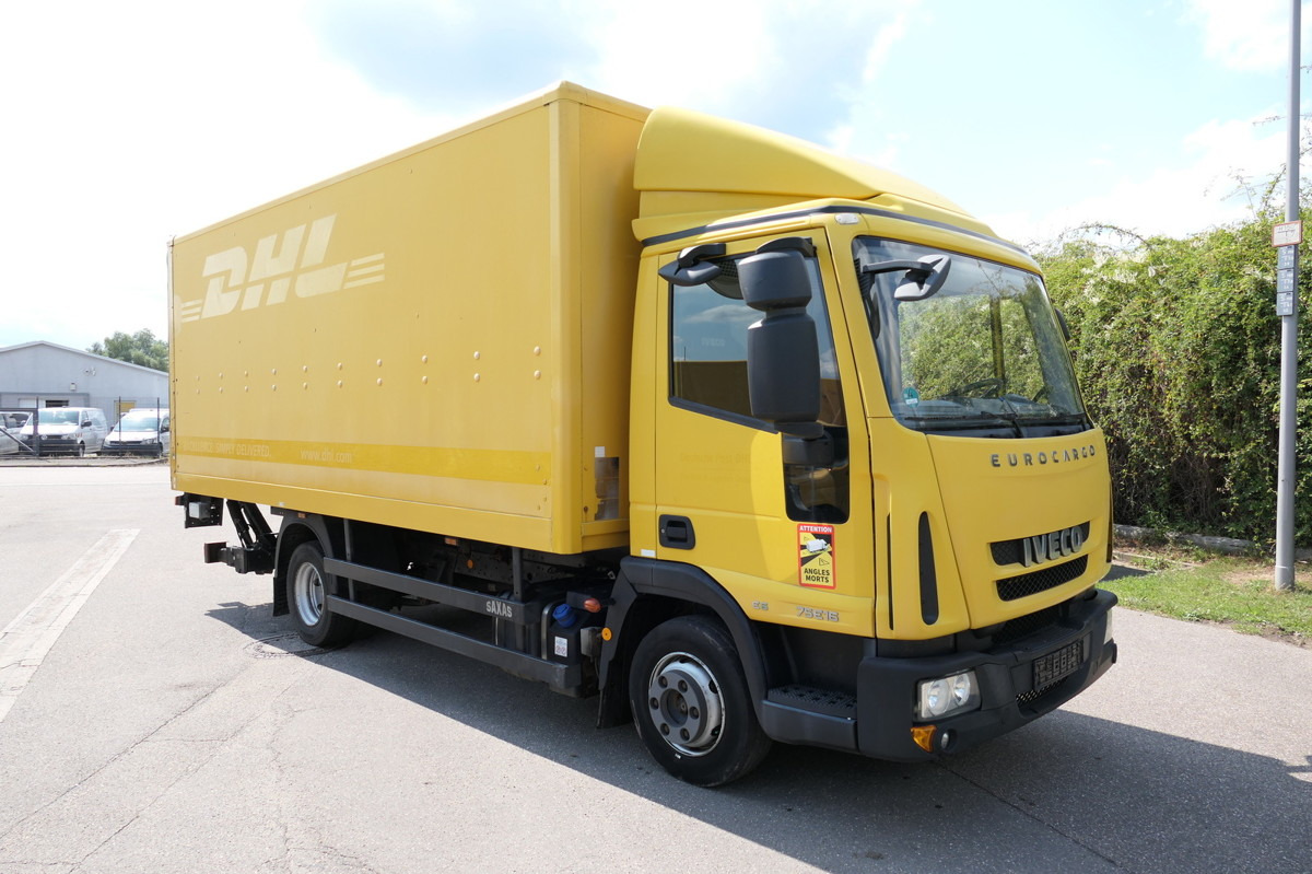 IVECO EuroCargo ML 75 E 16 P LBW LUFT AUTOMATIK COC EU - כלי רכב מסחרי עם תיבה: תמונה 1 IVECO EuroCargo ML 75 E 16 P LBW LUFT AUTOMATIK COC EU - כלי רכב מסחרי עם תיבה: תמונה 1