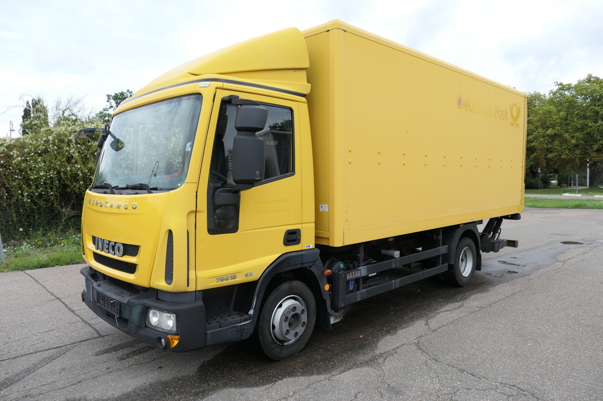 IVECO EuroCargo ML 75 E 16 P LBW LUFT AUTOMATIK - כלי רכב מסחרי עם תיבה: תמונה 1 IVECO EuroCargo ML 75 E 16 P LBW LUFT AUTOMATIK - כלי רכב מסחרי עם תיבה: תמונה 1