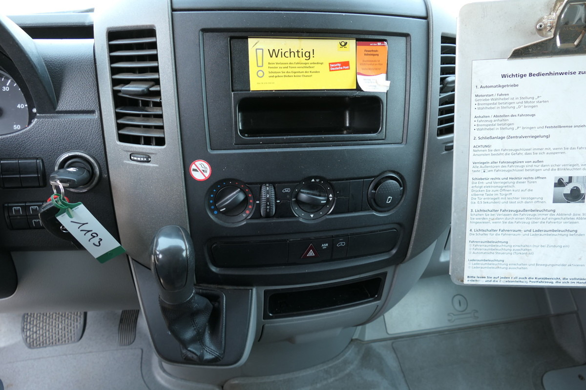 כלי רכב מסחרי עם תיבה MERCEDES-BENZ SPRINTER 310 CDI MAXI EURO-5 KOFFER REGALE KAMER: תמונה 11