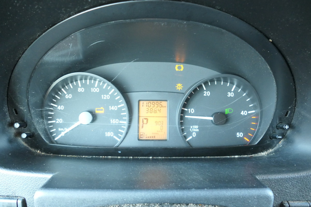 כלי רכב מסחרי עם תיבה MERCEDES-BENZ SPRINTER 310 CDI MAXI EURO-5 KOFFER REGALE KAMER: תמונה 13