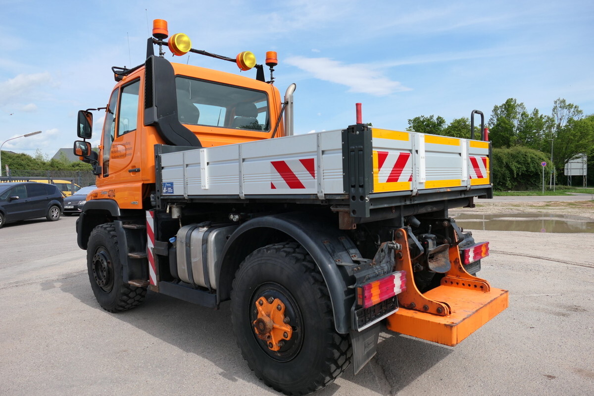 משאית צד נופל/ שטוחה, כלי רכב עירוני/ מיוחד UNIMOG U400  405/12 AHK KLIMA ZAPFWELLE vorn SFZ KOMMUN: תמונה 7
