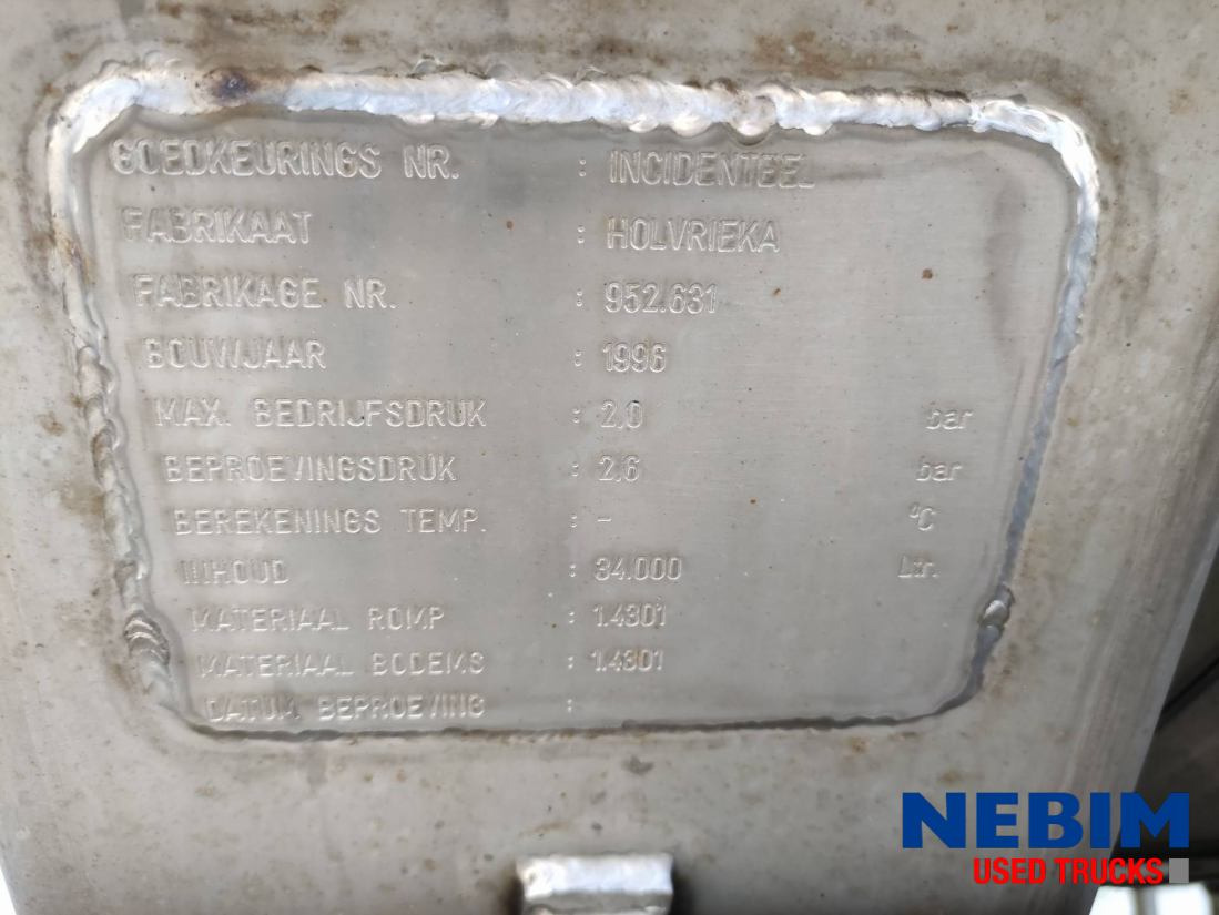 Burg BPO 12 28 Z - 34.000ltr - סמיטריילר מכל: תמונה 5 Burg BPO 12 28 Z - 34.000ltr - סמיטריילר מכל: תמונה 5
