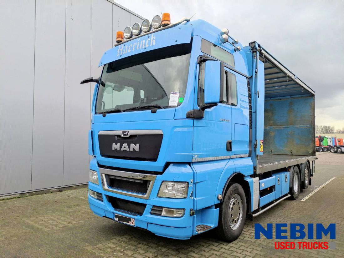 MAN TGX 26.440 XXL 6x2 - Poultry Transport - Chicken Transport - משאית וילונות צד: תמונה 1 MAN TGX 26.440 XXL 6x2 - Poultry Transport - Chicken Transport - משאית וילונות צד: תמונה 1