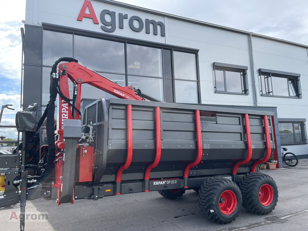 Krpan GP 15 D + Kran 7,4 K - קרון נגרר ליערות: תמונה 2 Krpan GP 15 D + Kran 7,4 K - קרון נגרר ליערות: תמונה 2