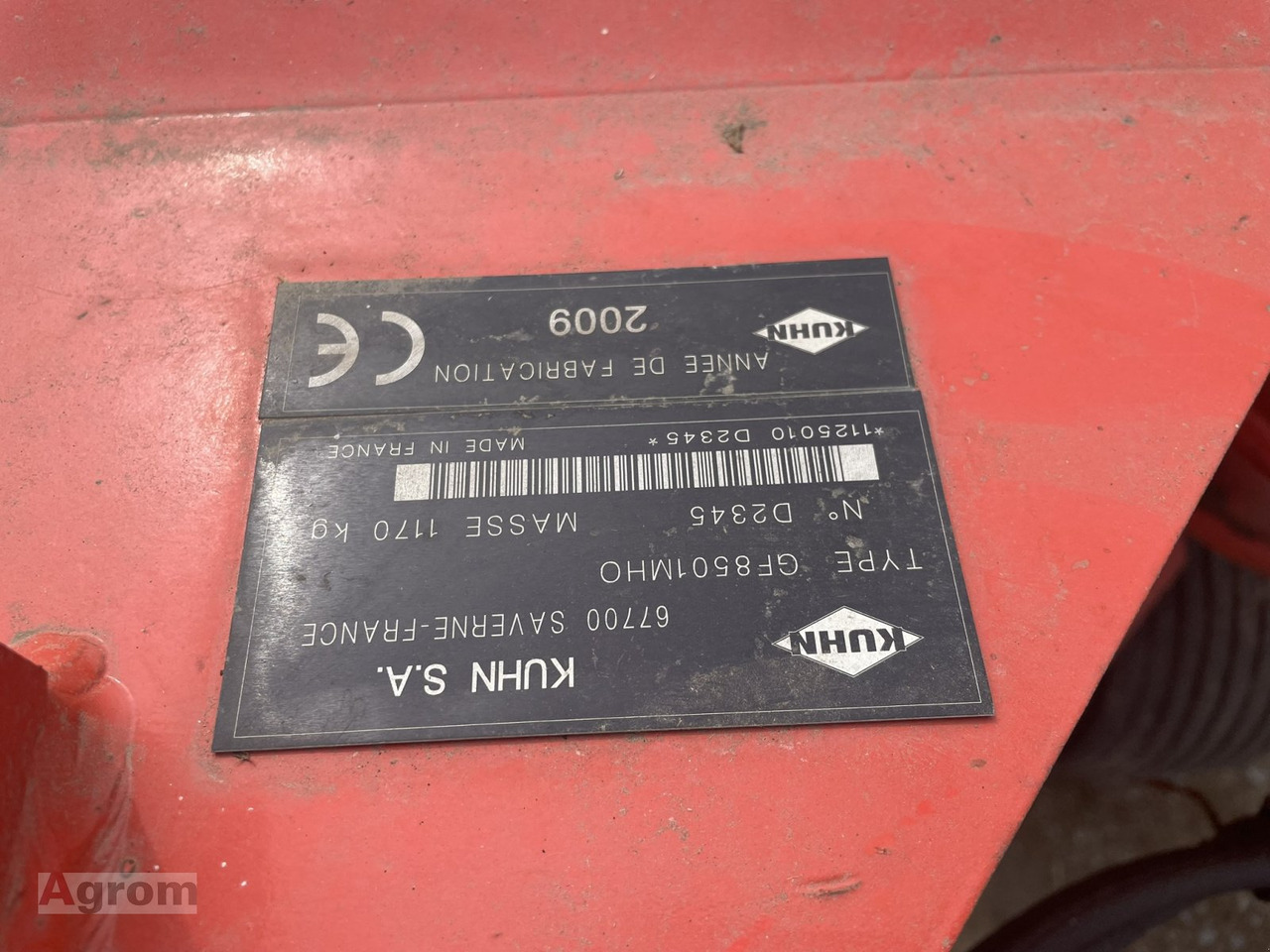 גורף/ מגרפה Kuhn GF 8501: תמונה 10