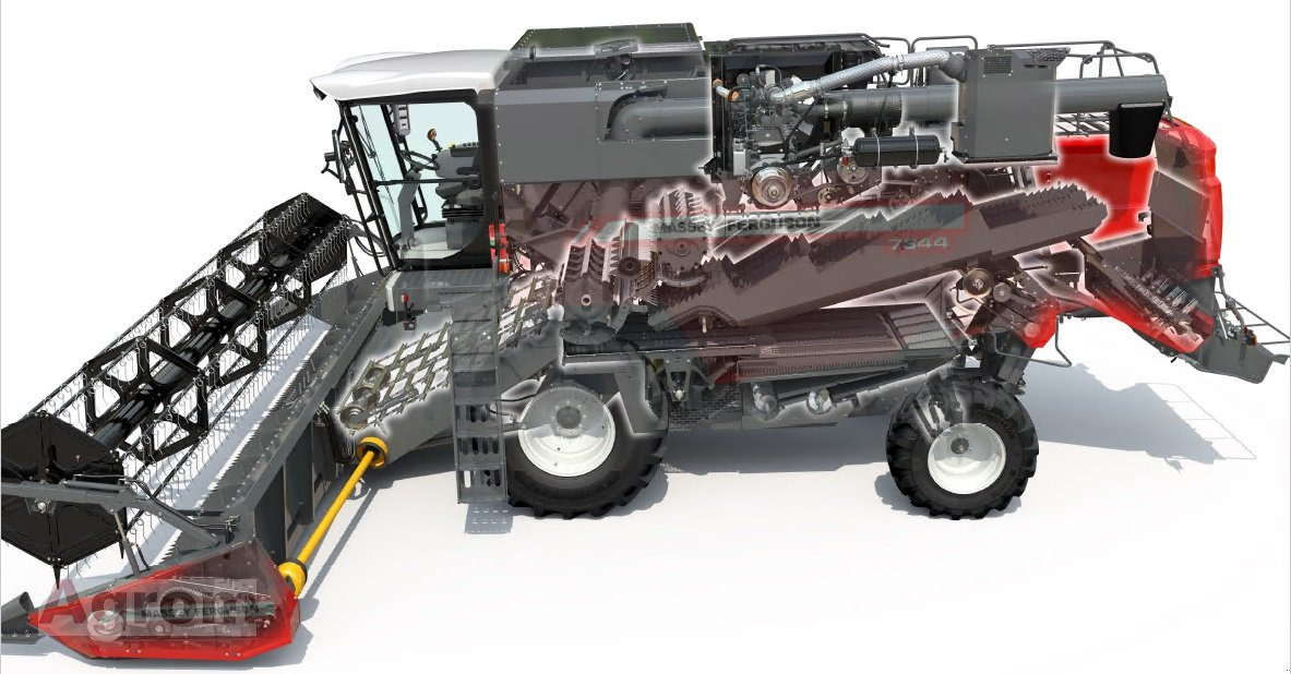 Massey Ferguson 7343 Activa MCS - מקצרת קומבינה: תמונה 3 Massey Ferguson 7343 Activa MCS - מקצרת קומבינה: תמונה 3