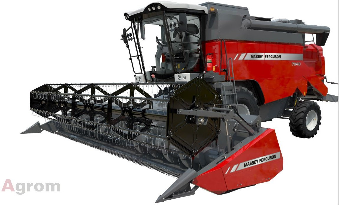 Massey Ferguson 7343 Activa - מקצרת קומבינה: תמונה 1 Massey Ferguson 7343 Activa - מקצרת קומבינה: תמונה 1