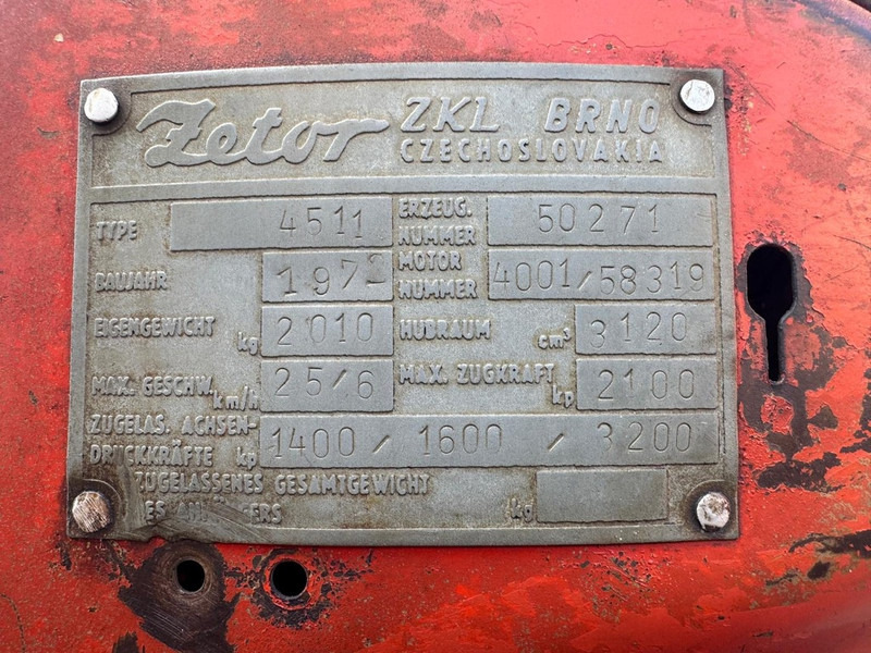 טרקטור חקלאי Zetor 4511: תמונה 11 טרקטור חקלאי Zetor 4511: תמונה 11