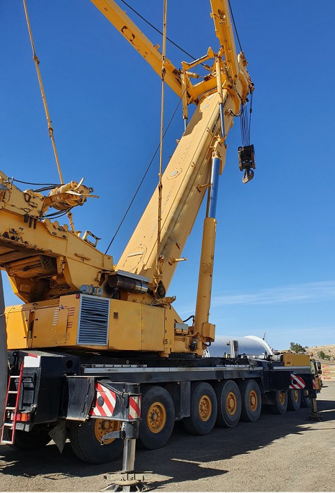 Liebherr LTM 1500-8.1 - עגורן נייד: תמונה 4 Liebherr LTM 1500-8.1 - עגורן נייד: תמונה 4