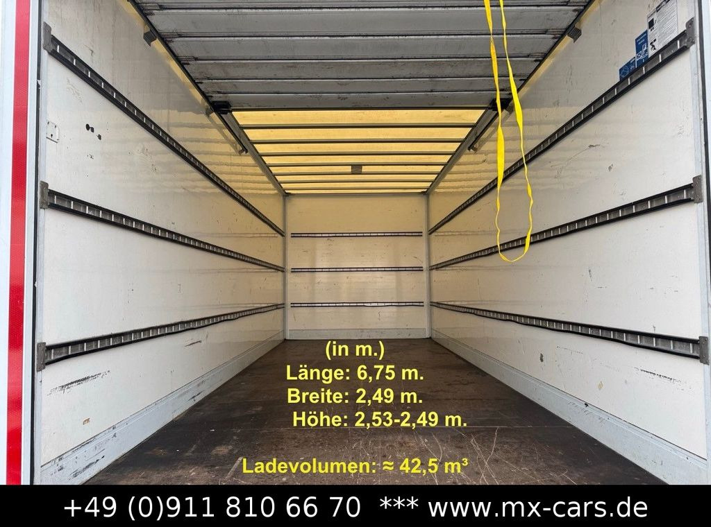 כלי רכב מסחרי עם תיבה Mercedes-Benz Atego 818 Möbel Koffer 6,75 m. lang DifferSperre Mercedes-Benz Atego 818 Möbel Koffer 6,75 m lang DifferSperre: תמונה 10