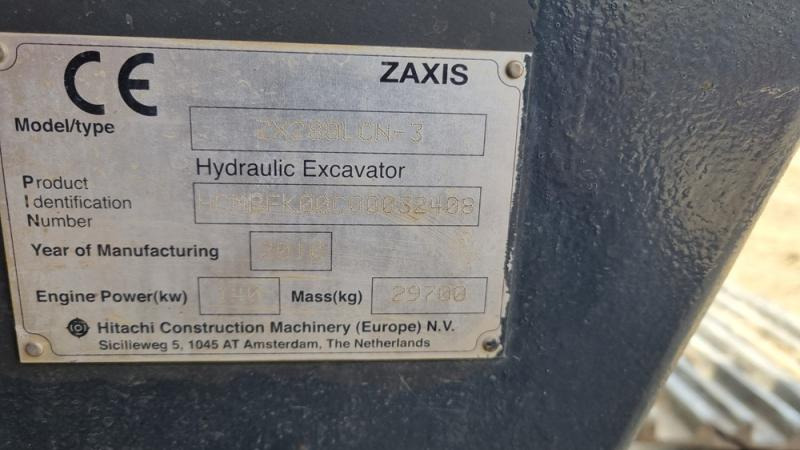 Hitachi ZX280 - מחפר סורק: תמונה 5 Hitachi ZX280 - מחפר סורק: תמונה 5