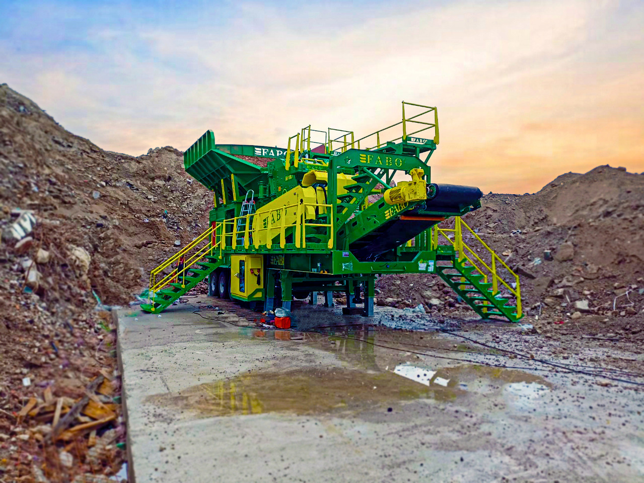 FABO Mining machinery - crushing plant - מכונת כרייה: תמונה 4 FABO Mining machinery - crushing plant - מכונת כרייה: תמונה 4