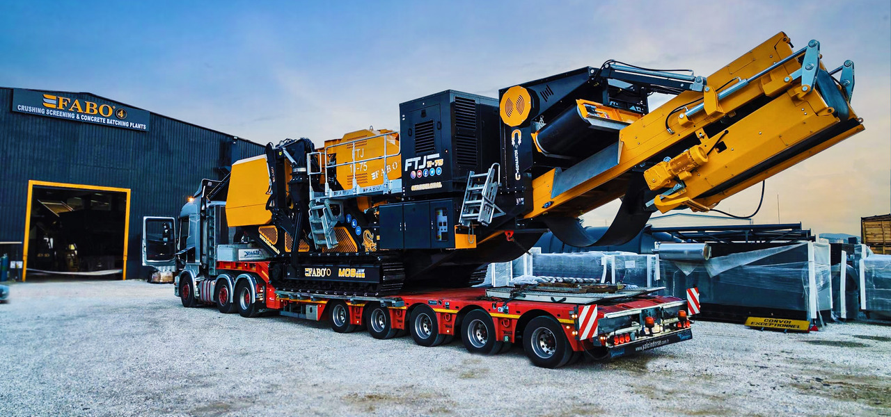 FABO Mobile crusher - מגרסה ניידת: תמונה 5 FABO Mobile crusher - מגרסה ניידת: תמונה 5