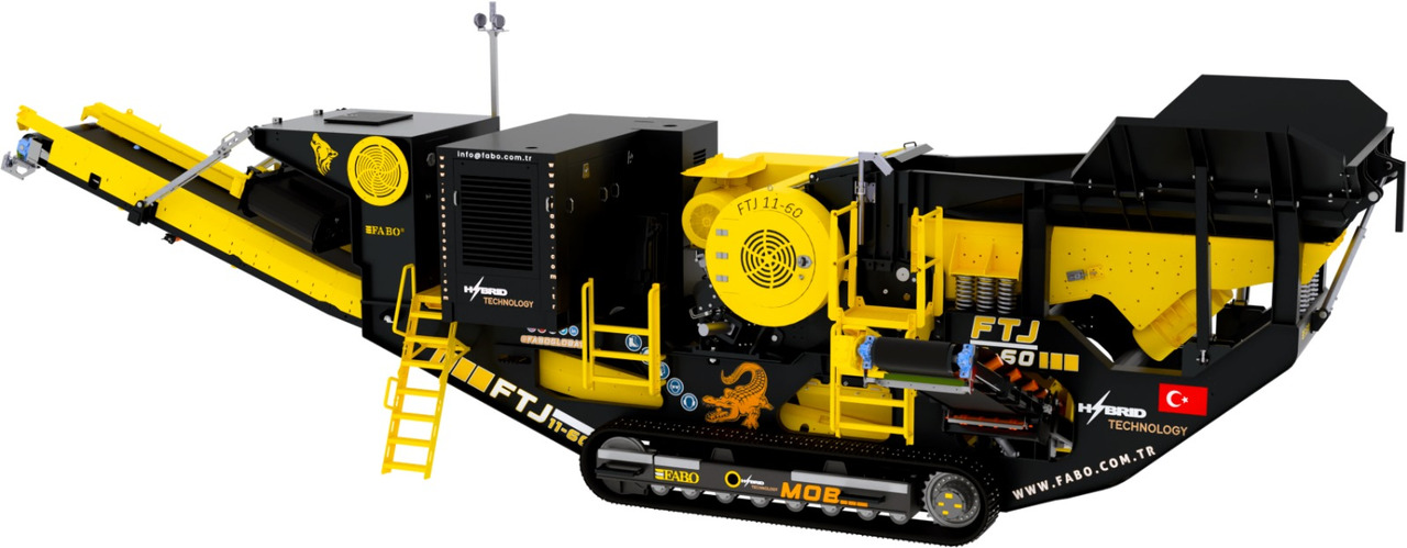 חָדָשׁ מגרסה ניידת FABO Mobile crusher: תמונה 12