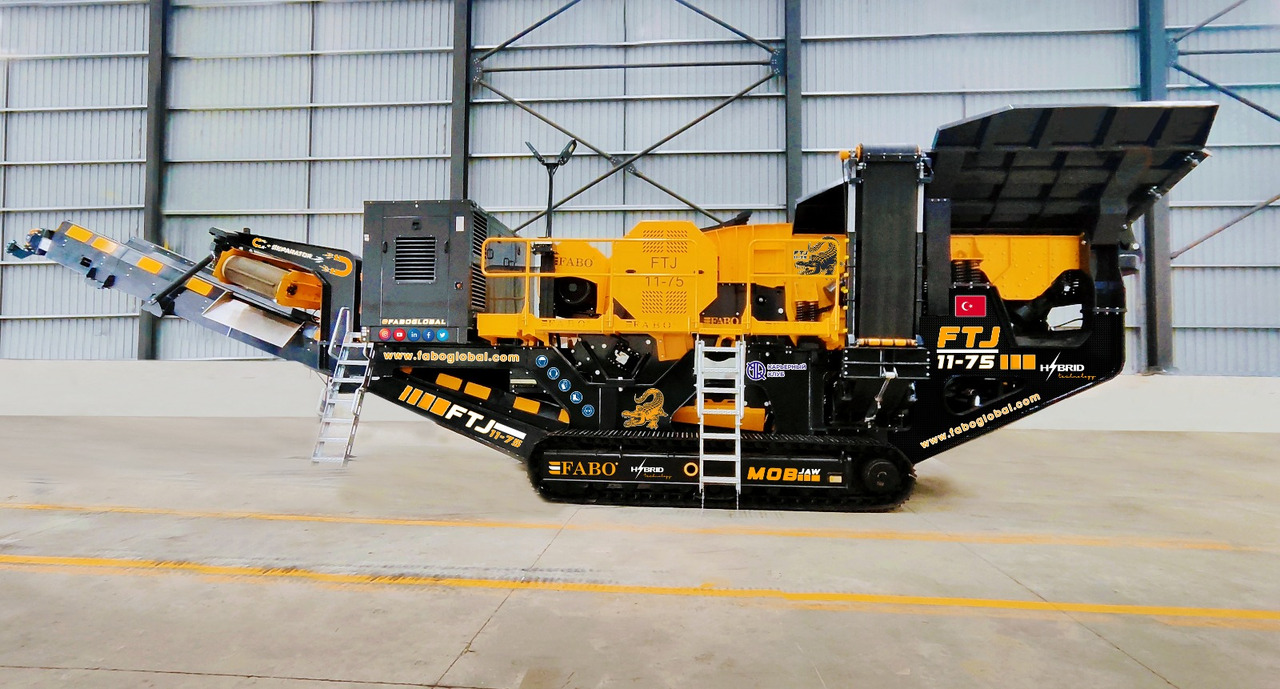 חָדָשׁ מגרסה ניידת FABO Mobile crusher: תמונה 25