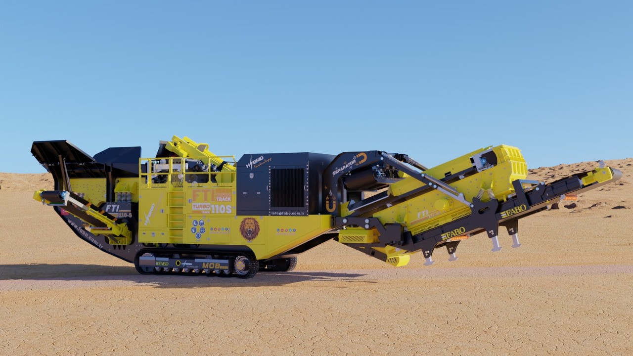חָדָשׁ מגרסה ניידת FABO Mobile crusher: תמונה 19