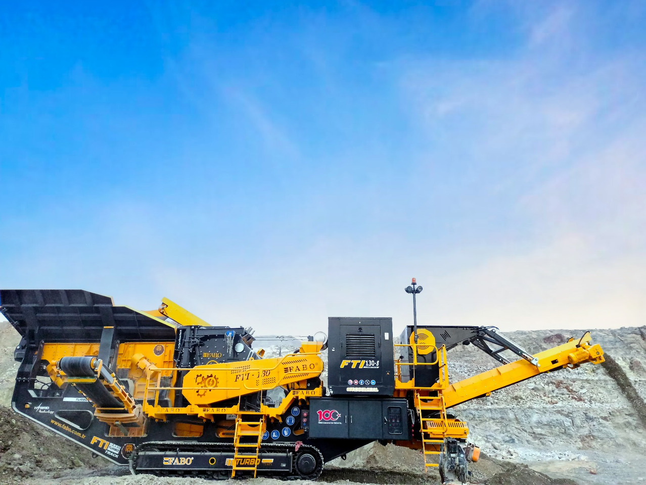 FABO Mobile crusher - מגרסה ניידת: תמונה 3 FABO Mobile crusher - מגרסה ניידת: תמונה 3