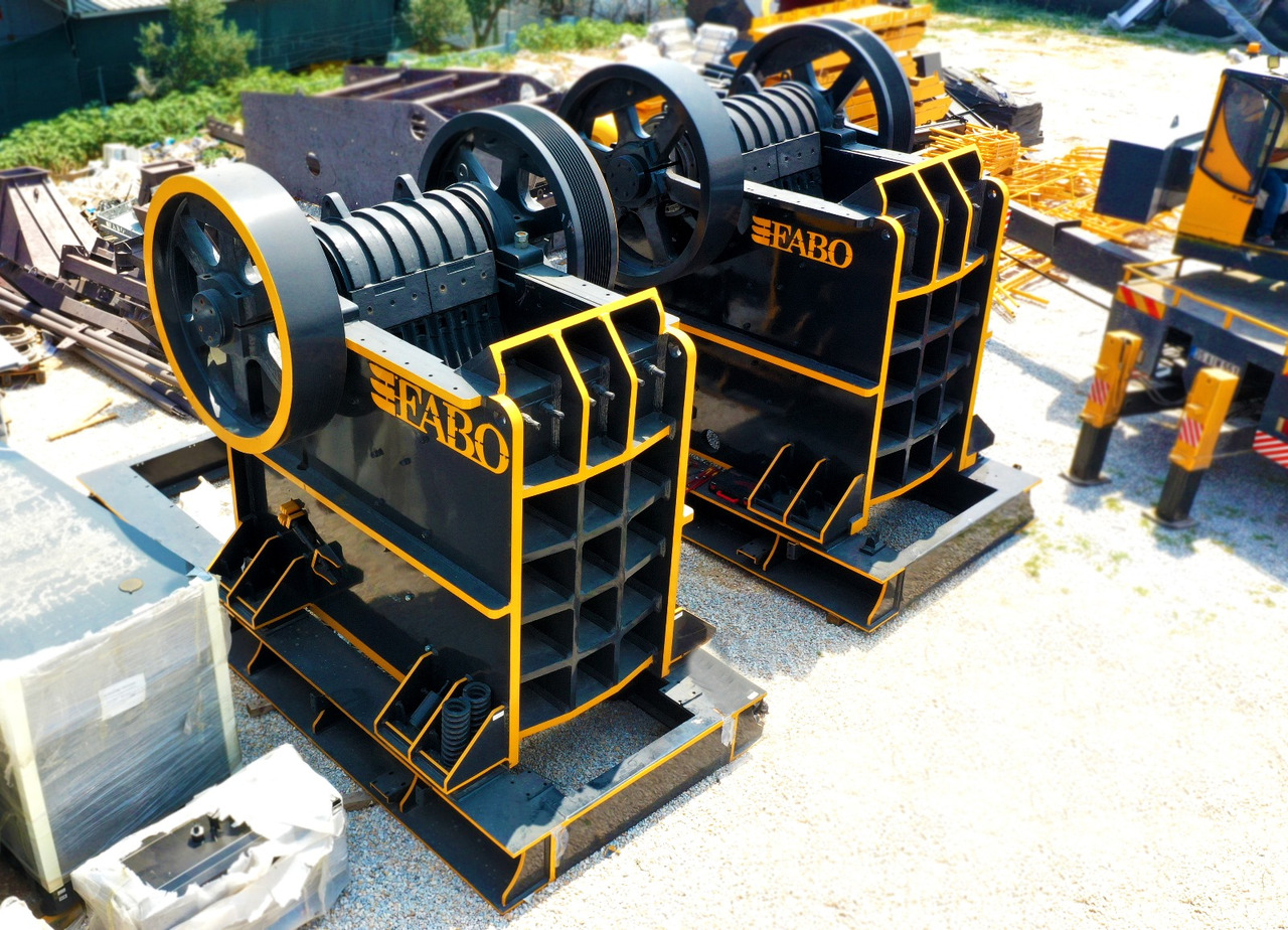 FABO jaw crusher - מגרסת מלחציים: תמונה 2 FABO jaw crusher - מגרסת מלחציים: תמונה 2