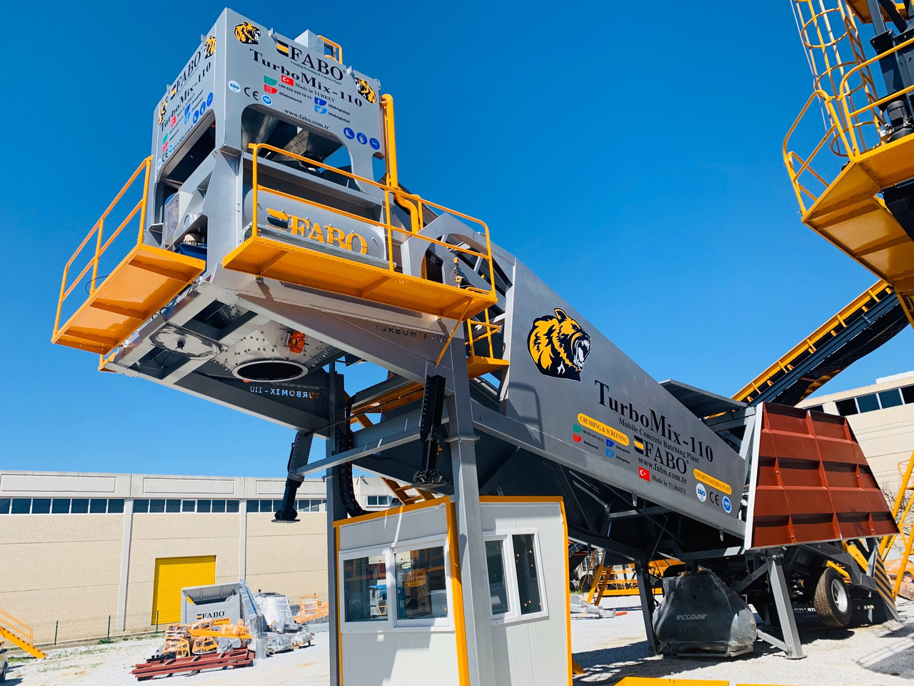FABO mobile concrete batching plant - מנחית בטון: תמונה 5 FABO mobile concrete batching plant - מנחית בטון: תמונה 5