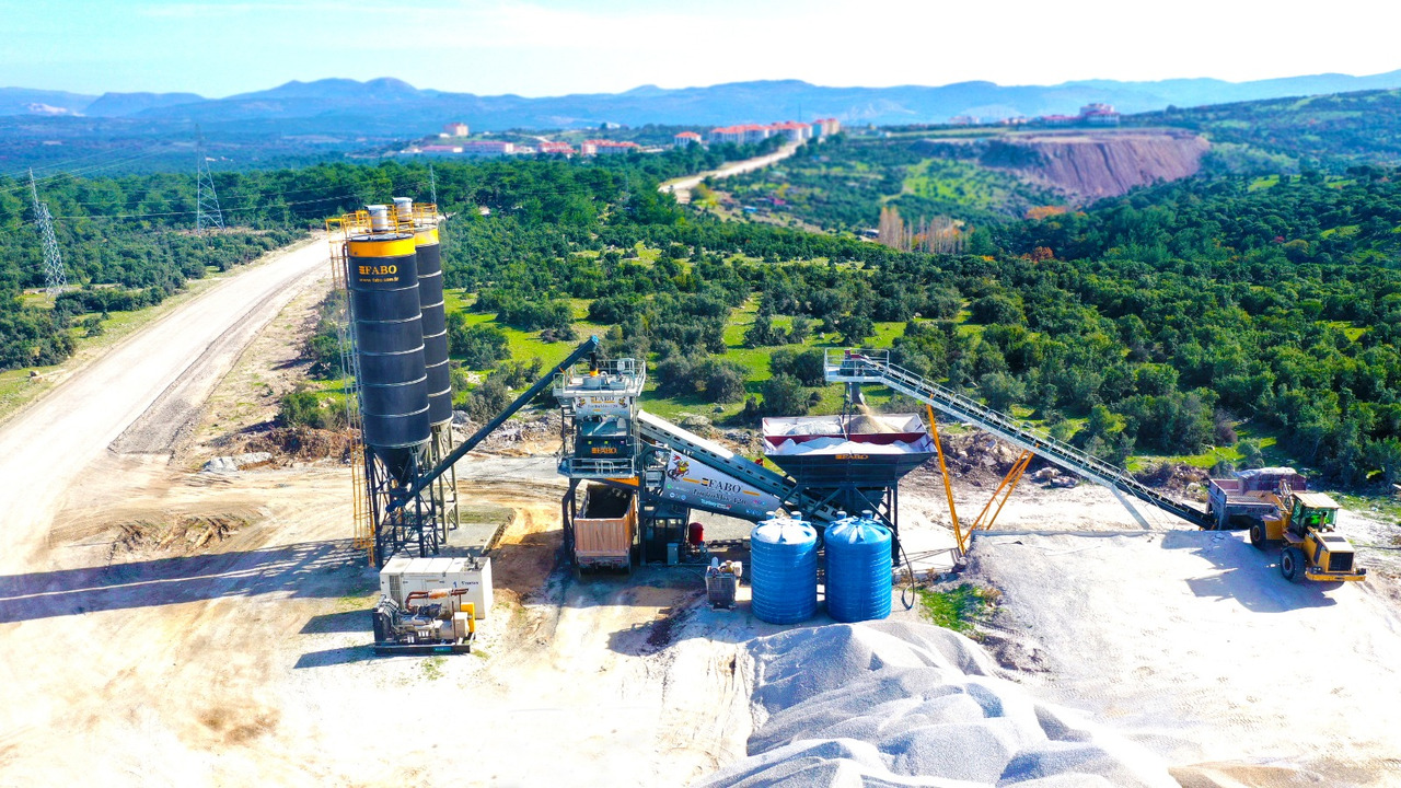 FABO mobile concrete batching plant - מנחית בטון: תמונה 3 FABO mobile concrete batching plant - מנחית בטון: תמונה 3