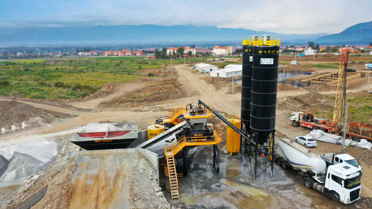 FABO mobile concrete batching plant - מנחית בטון: תמונה 4 FABO mobile concrete batching plant - מנחית בטון: תמונה 4