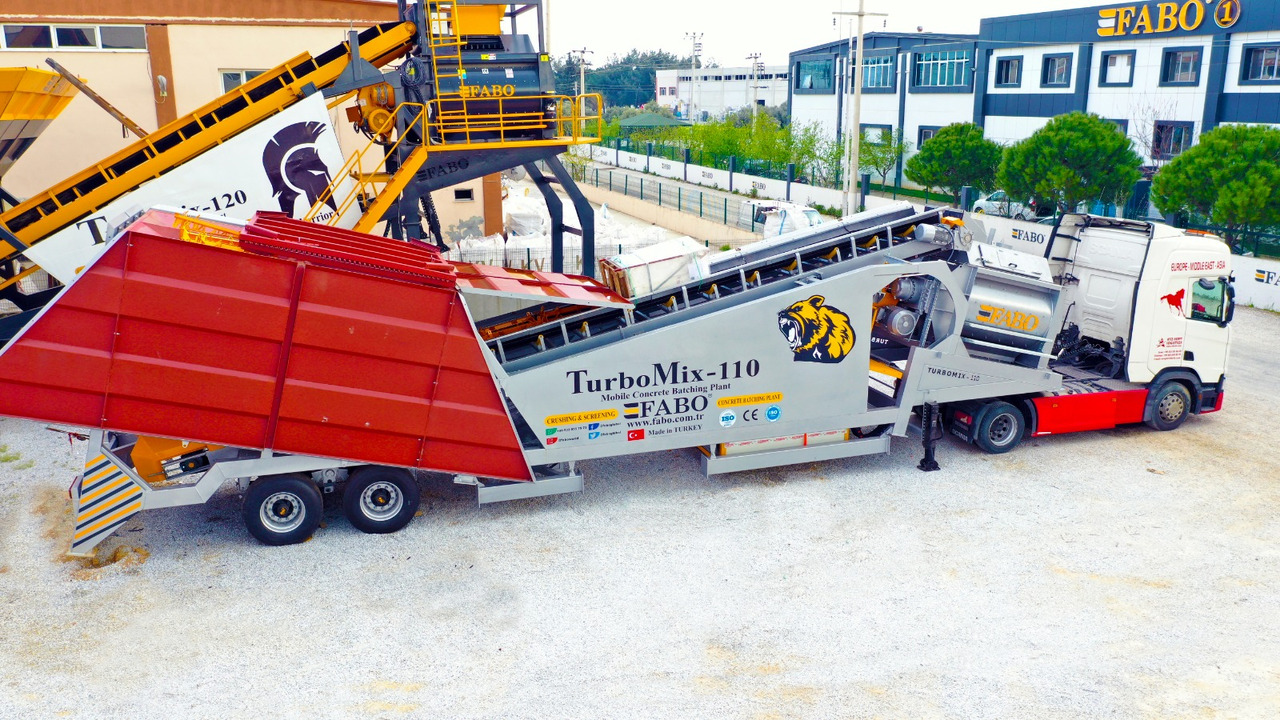 FABO mobile concrete batching plant - מנחית בטון: תמונה 2 FABO mobile concrete batching plant - מנחית בטון: תמונה 2