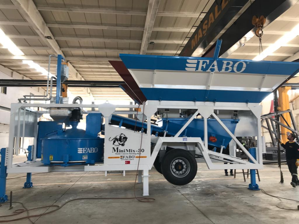 FABO mobile concrete batching plant - מנחית בטון: תמונה 4 FABO mobile concrete batching plant - מנחית בטון: תמונה 4