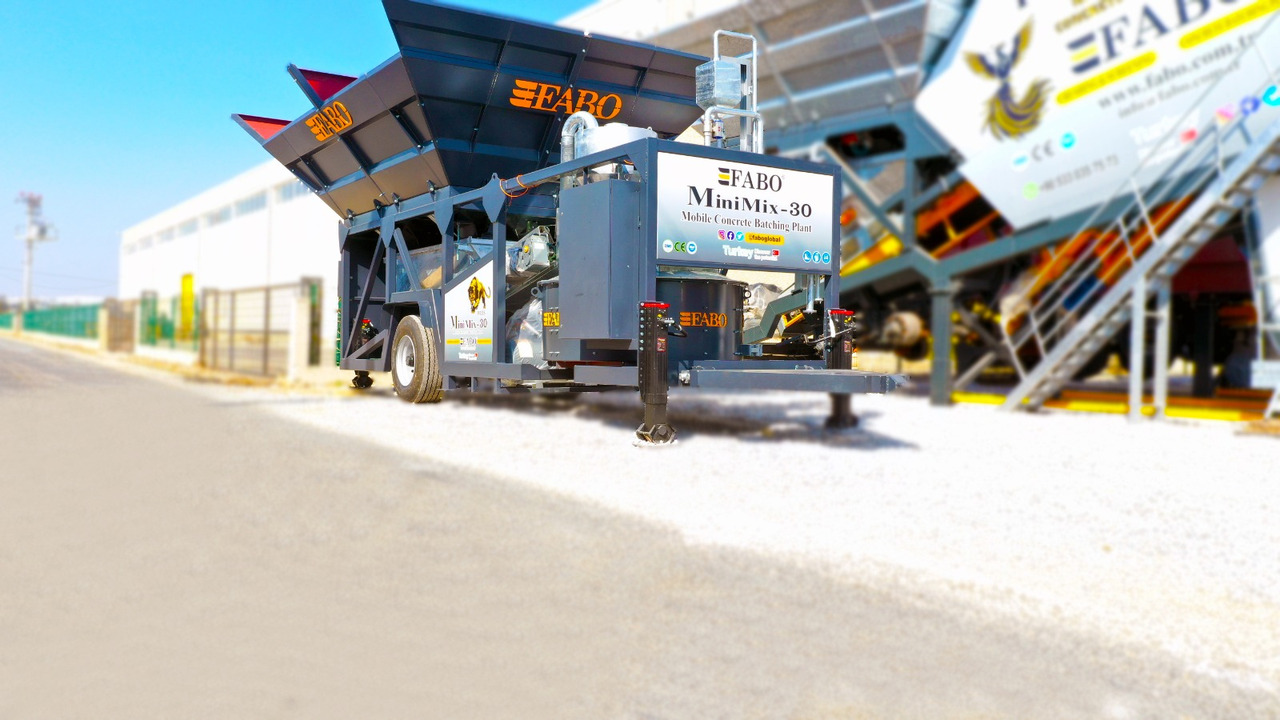 FABO mobile concrete batching plant - מנחית בטון: תמונה 4 FABO mobile concrete batching plant - מנחית בטון: תמונה 4