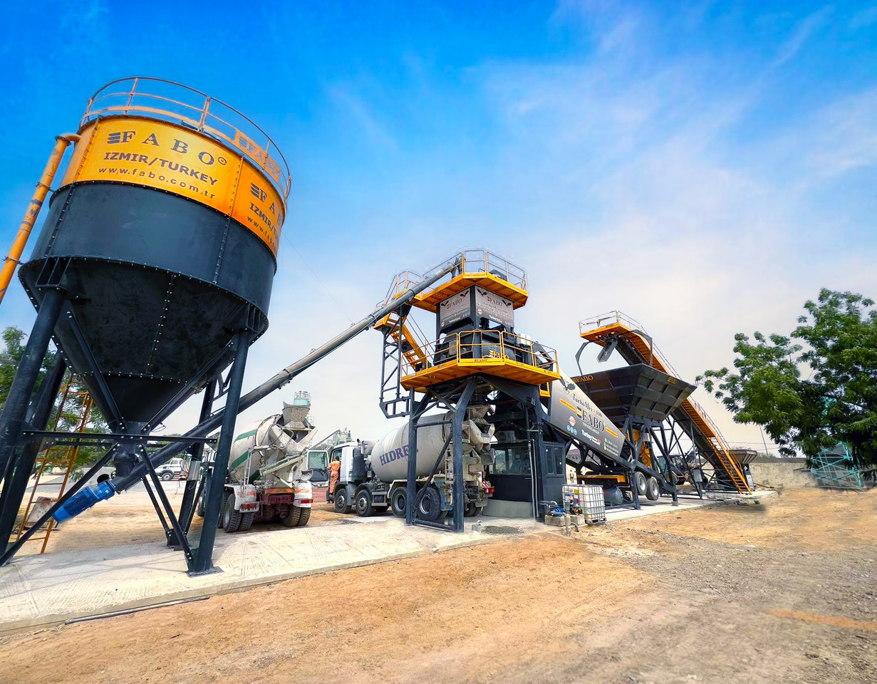 FABO mobile concrete batching plant - מנחית בטון: תמונה 3 FABO mobile concrete batching plant - מנחית בטון: תמונה 3