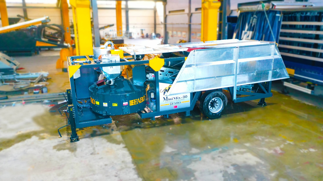 FABO mobile concrete batching plant - מנחית בטון: תמונה 4 FABO mobile concrete batching plant - מנחית בטון: תמונה 4