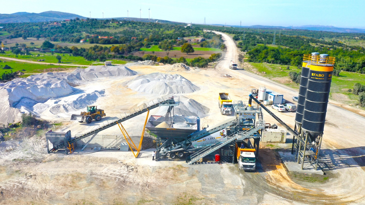 FABO mobile concrete batching plant - מנחית בטון: תמונה 4 FABO mobile concrete batching plant - מנחית בטון: תמונה 4