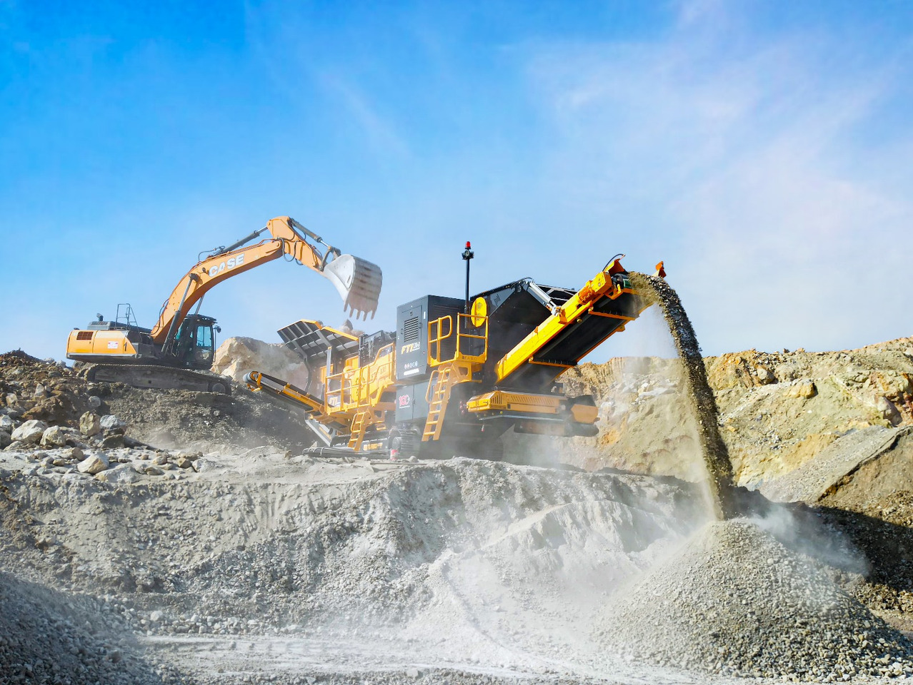 FABO mobile impact crusher - מגרסת התנגשות: תמונה 1 FABO mobile impact crusher - מגרסת התנגשות: תמונה 1