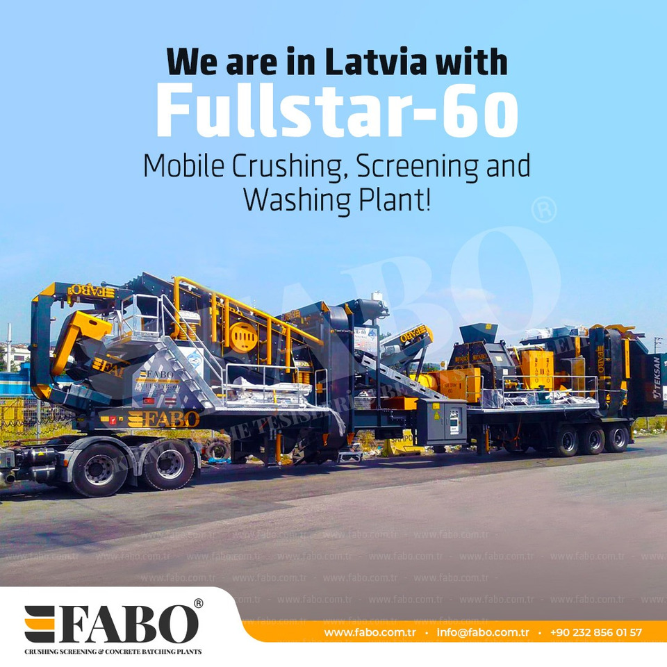 חָדָשׁ מגרסת מלחציים FABO mobile jaw crusher: תמונה 14