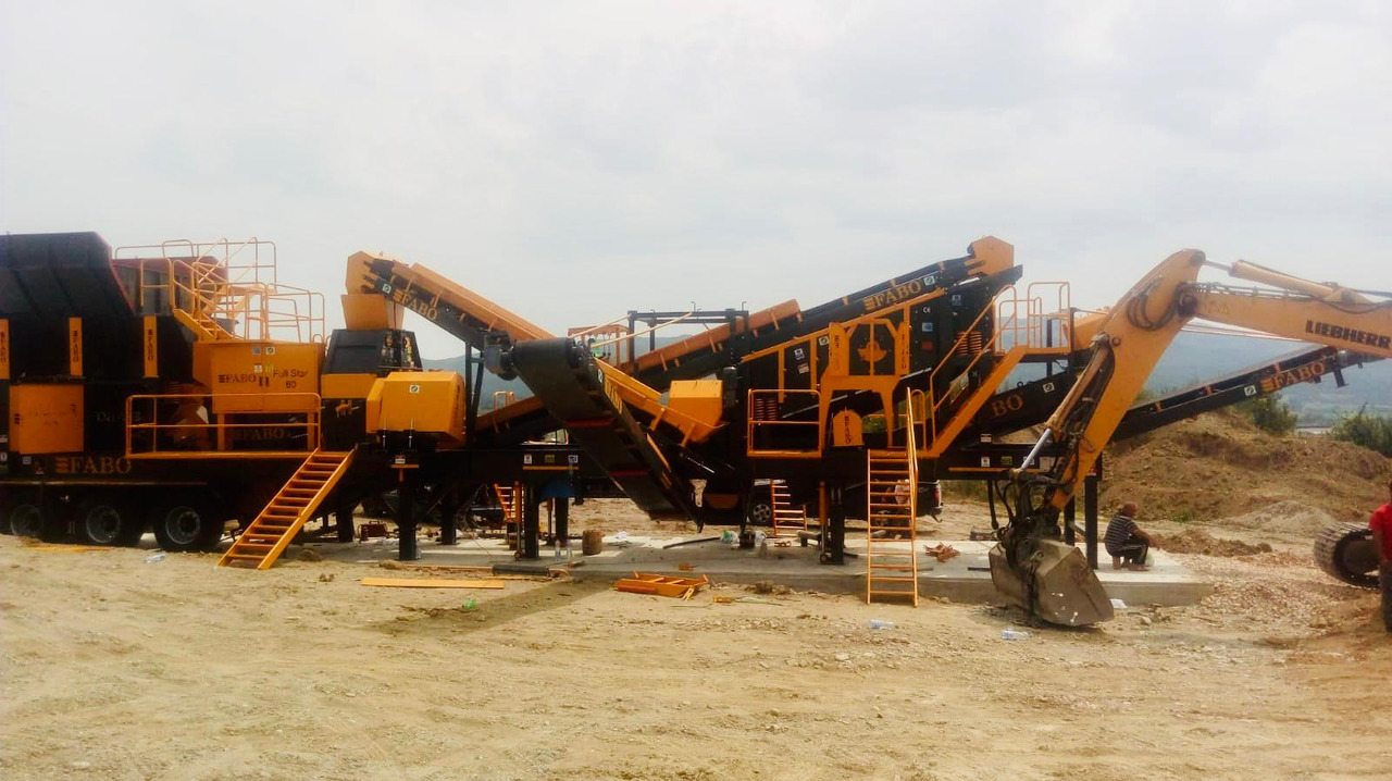 חָדָשׁ מגרסת מלחציים FABO mobile jaw crusher: תמונה 10