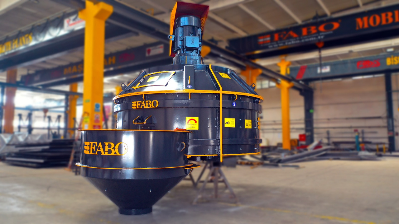 FABO twin shaft mixer - מערבל בטון: תמונה 3 FABO twin shaft mixer - מערבל בטון: תמונה 3