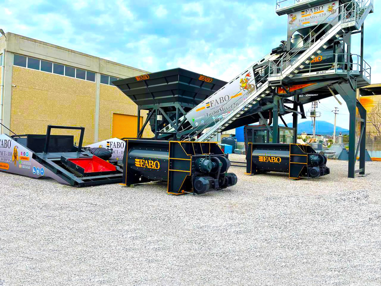 FABO twin shaft mixer - מערבל בטון: תמונה 5 FABO twin shaft mixer - מערבל בטון: תמונה 5