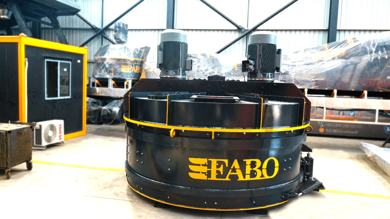 FABO twin shaft mixer - מערבל בטון: תמונה 2 FABO twin shaft mixer - מערבל בטון: תמונה 2