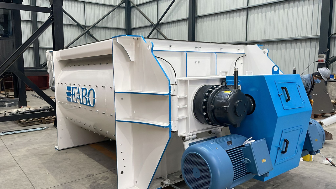 FABO twin shaft mixer - מערבל בטון: תמונה 4 FABO twin shaft mixer - מערבל בטון: תמונה 4
