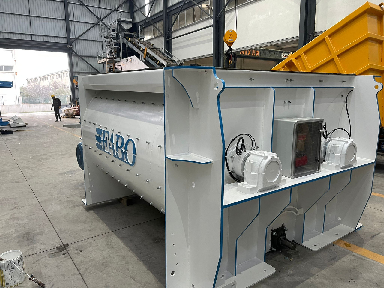 FABO twin shaft mixer - מערבל בטון: תמונה 3 FABO twin shaft mixer - מערבל בטון: תמונה 3